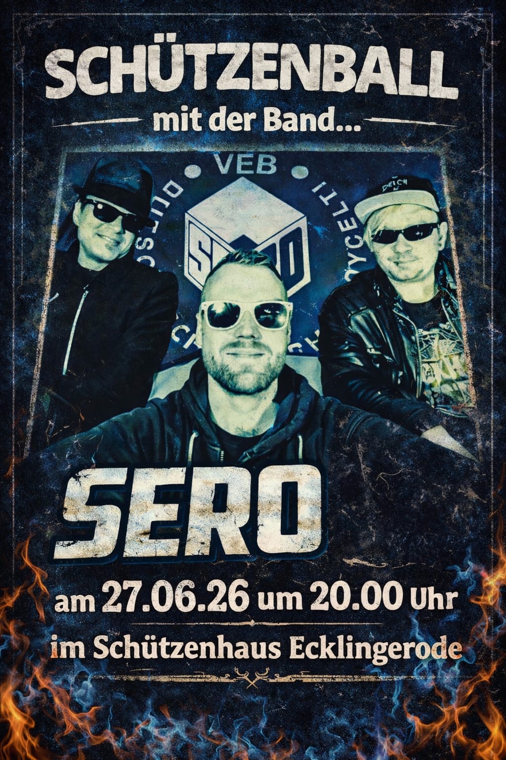 Cover: Schützenball 2026 mit der Band SERO im Schützenhaus Ecklingerode